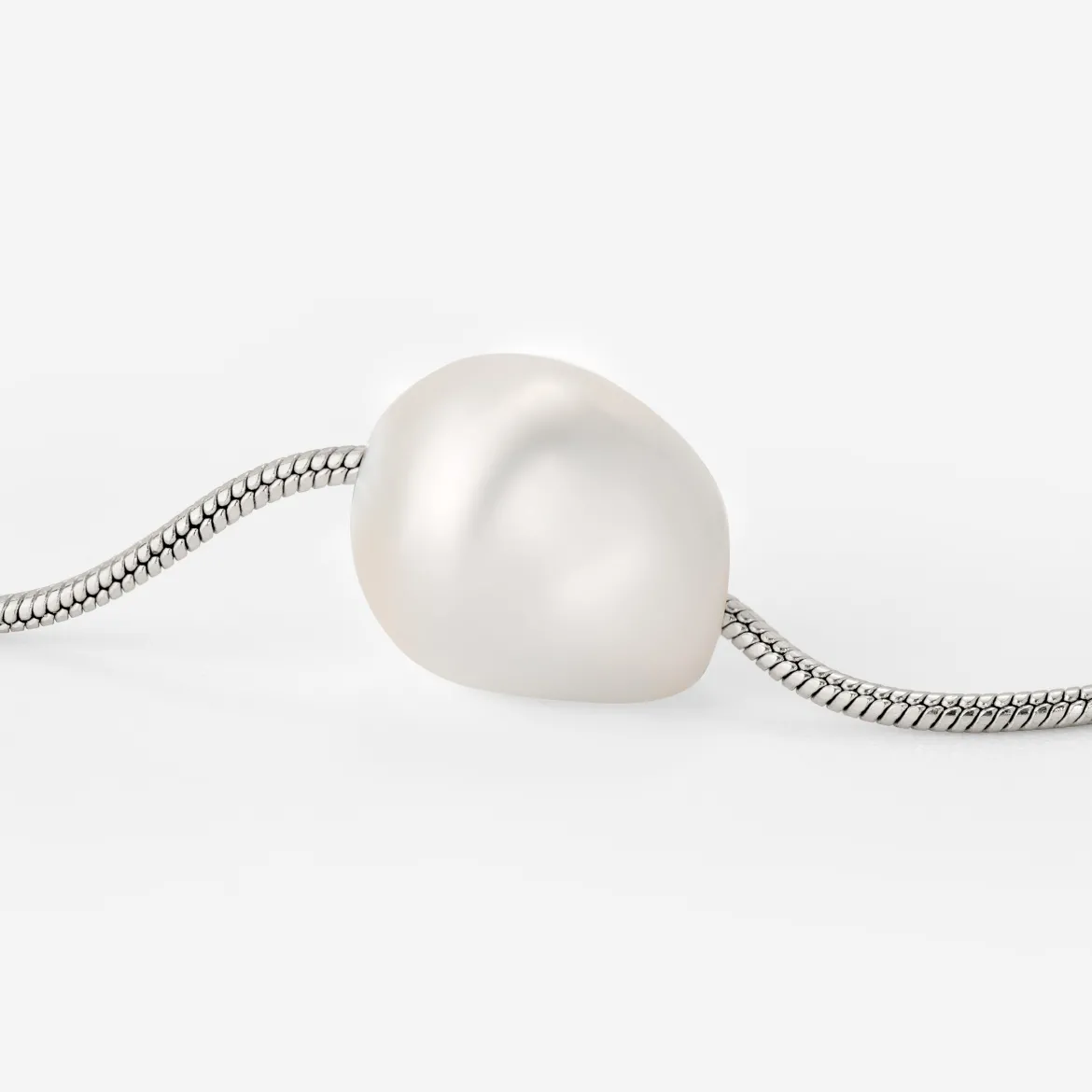 Minimalist Pearl Bundle Silber