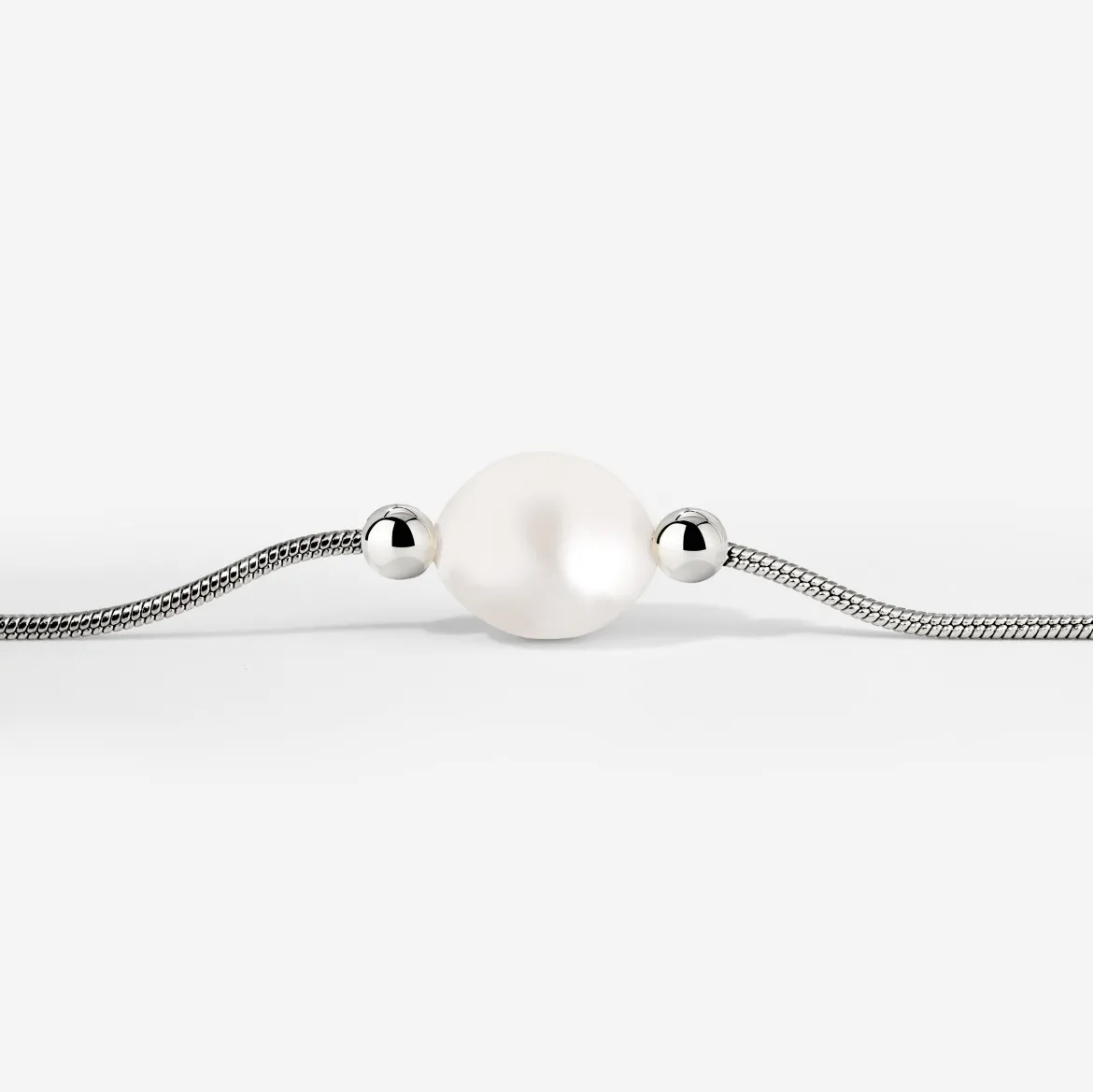 Minimalist Pearl Bundle Silber