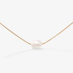 Minimalist Pearl Choker Roségold