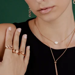 Minimalist Pearl Choker Roségold