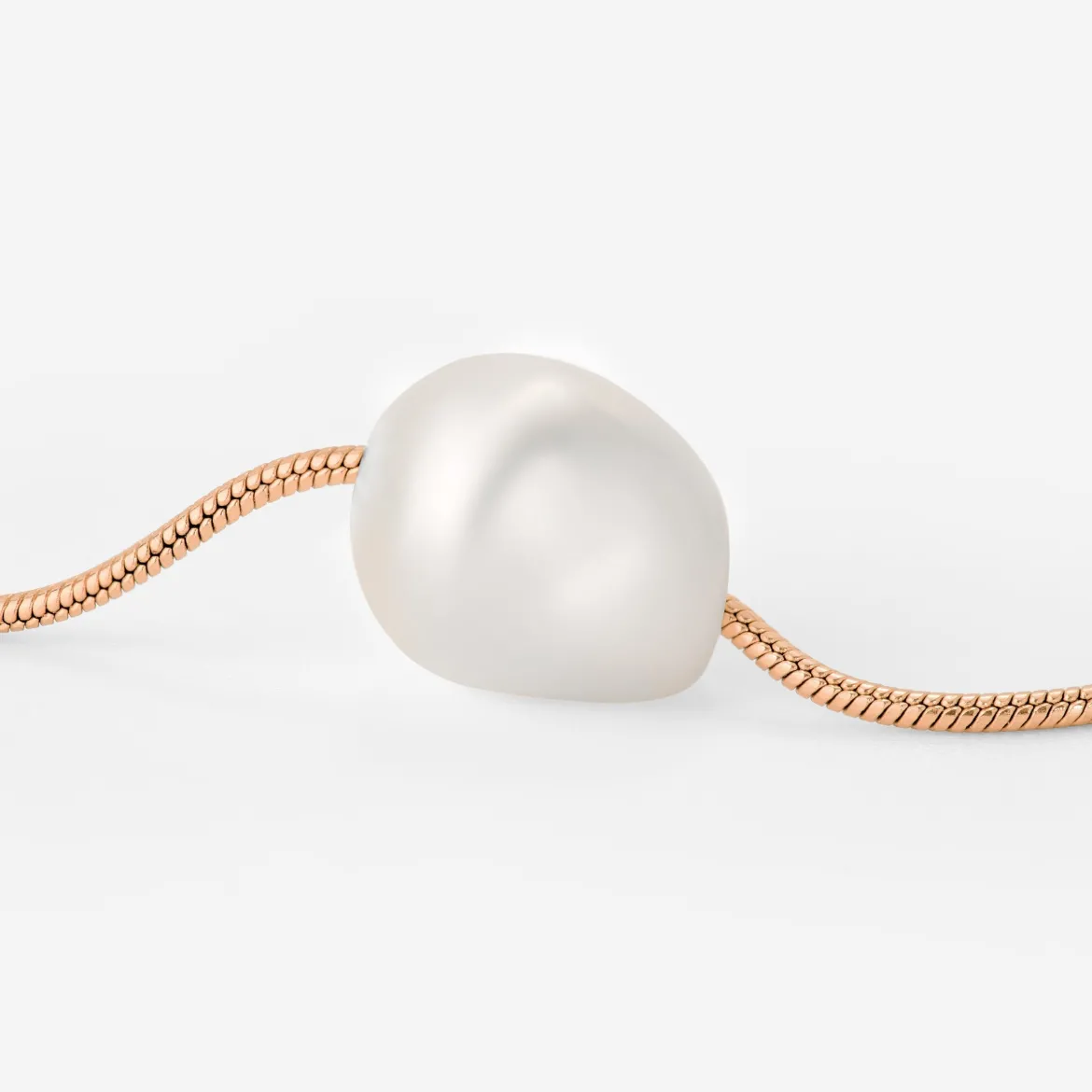 Minimalist Pearl Choker Roségold