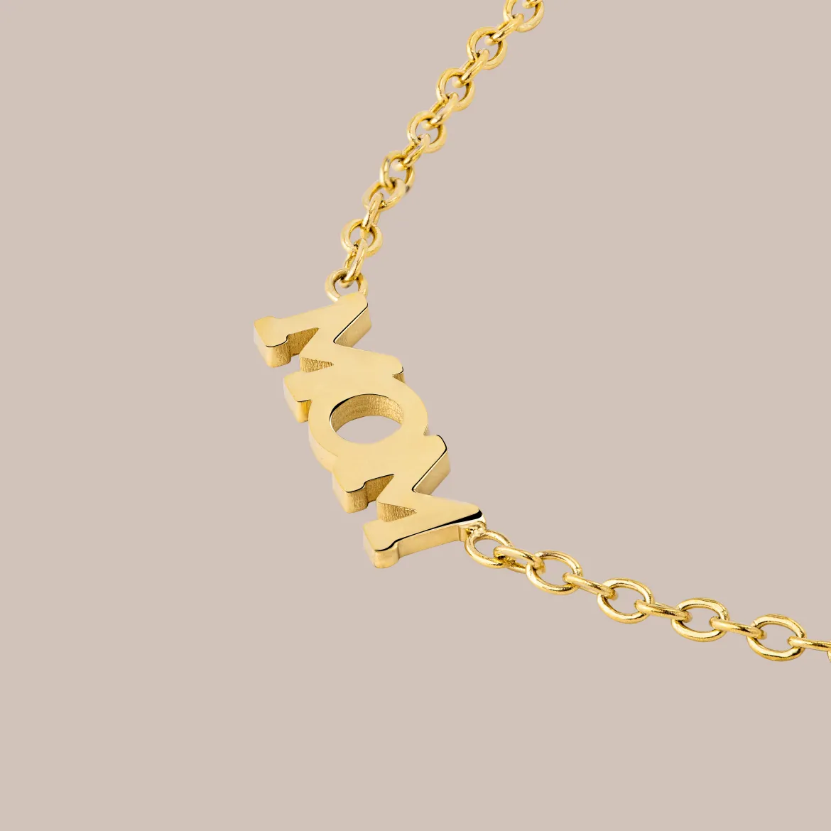 Mom Forever Necklace Gold