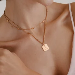 Mom, I am a rich man Necklace Roségold