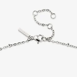 Monstera Leaf Necklace Silber