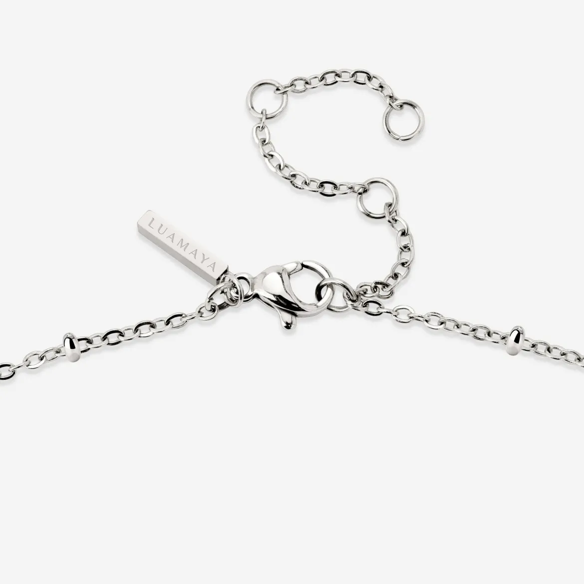 Monstera Leaf Necklace Silber