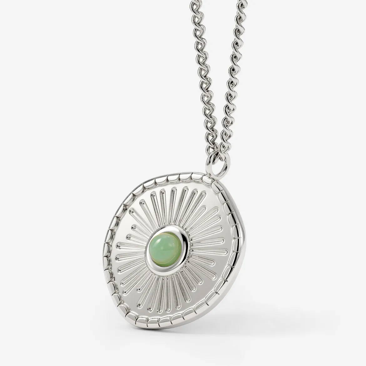 Moss Necklace Silber