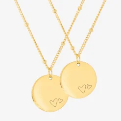 Mother u0026 Daughter Necklace Bundle Gold