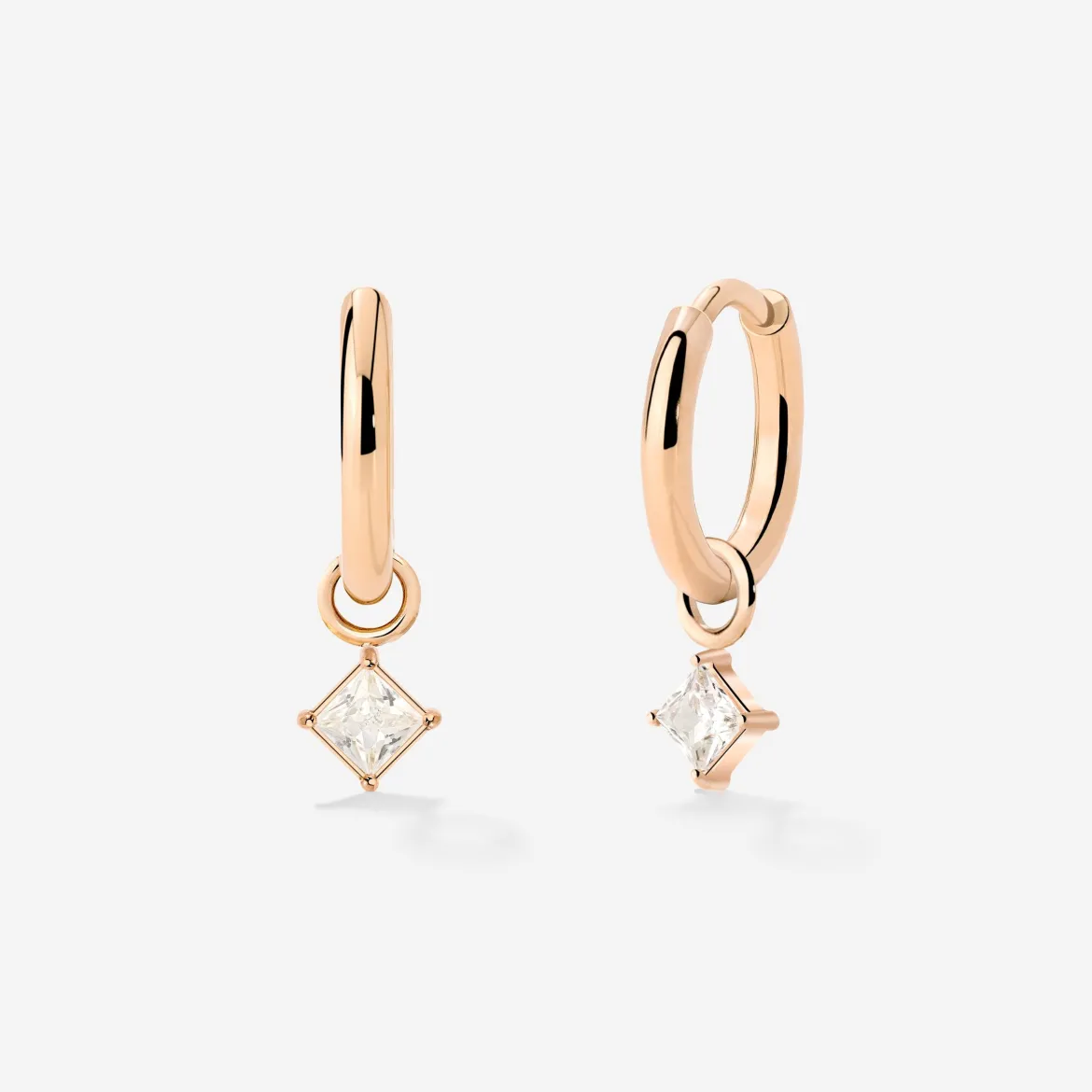 North Star Hoop Set Small Roségold