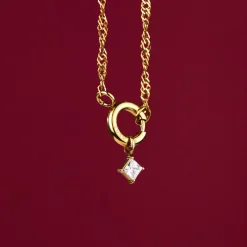 North Star Singapore Chain Necklace Set Roségold