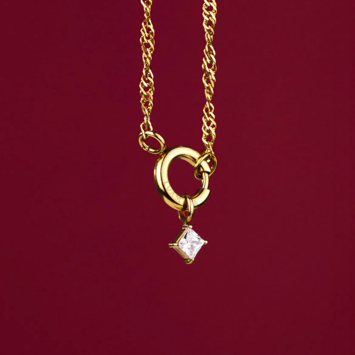 North Star Singapore Chain Necklace Set Roségold