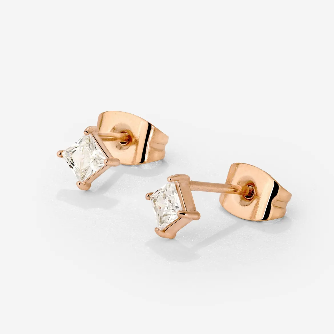 North Star Studs Roségold