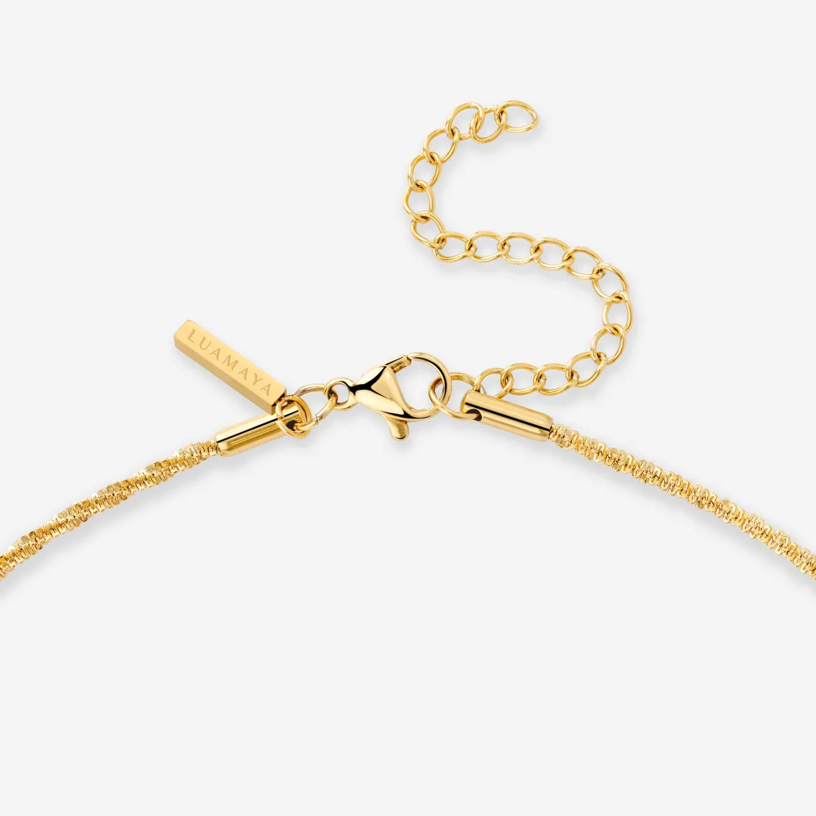 Not so silent Necklace Gold