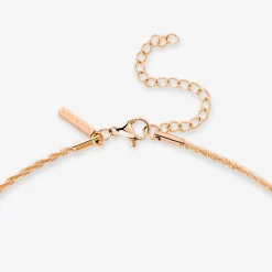Not so silent Necklace Roségold