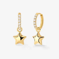 Nova Glimmer Hoop Set Small Gold