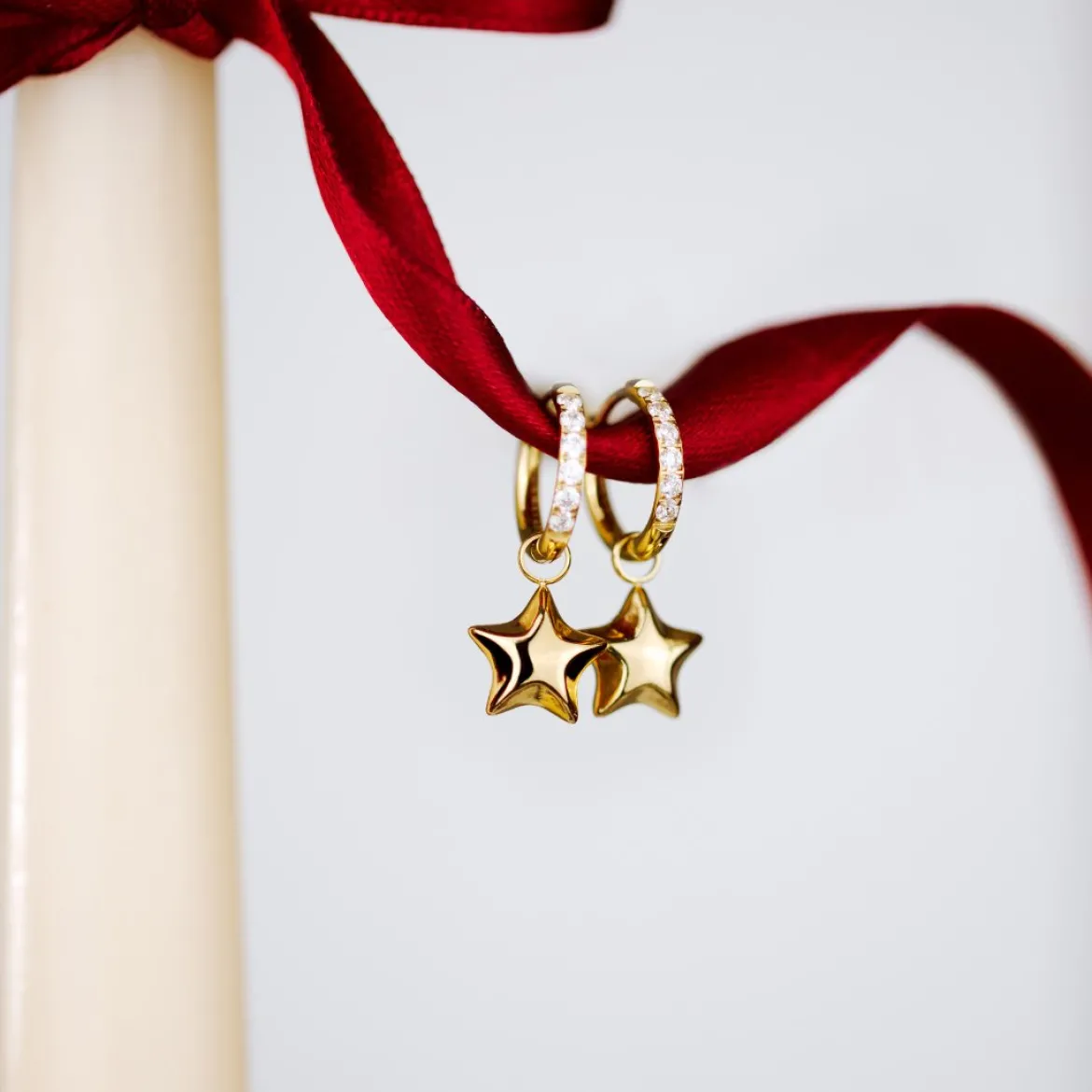 Nova Glimmer Hoop Set Small Gold