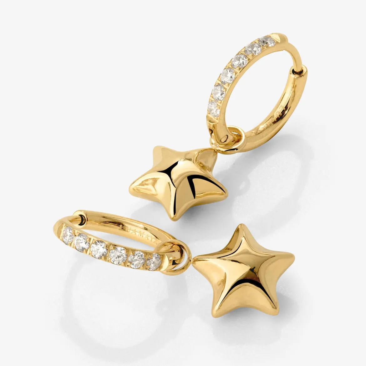 Nova Glimmer Hoop Set Small Gold