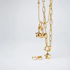 Nova Glimmer Hoop Set Small Gold
