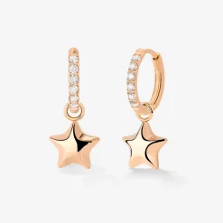 Nova Glimmer Hoop Set Small Roségold