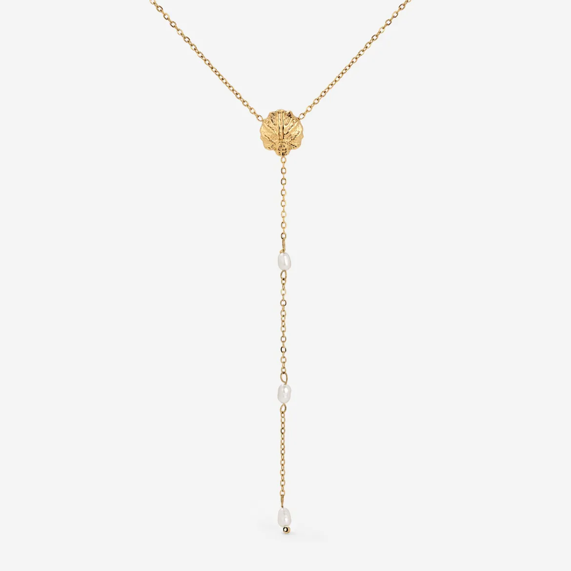 Ocean Lovers Y-Necklace Gold