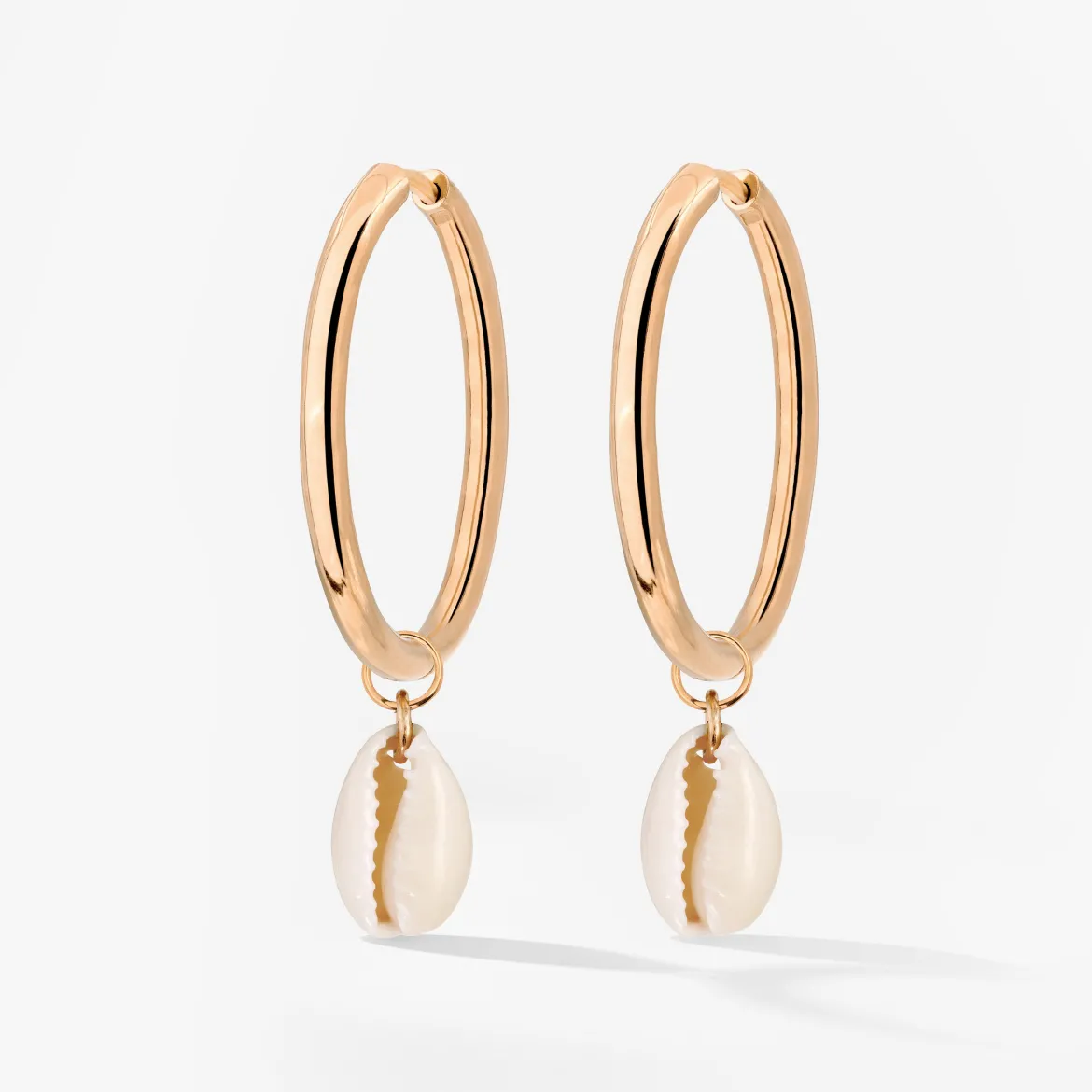 Ocean Whisper Hoop Set Large Roségold