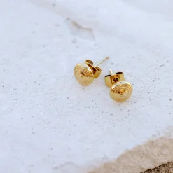 Ocean's Echo Studs Silber