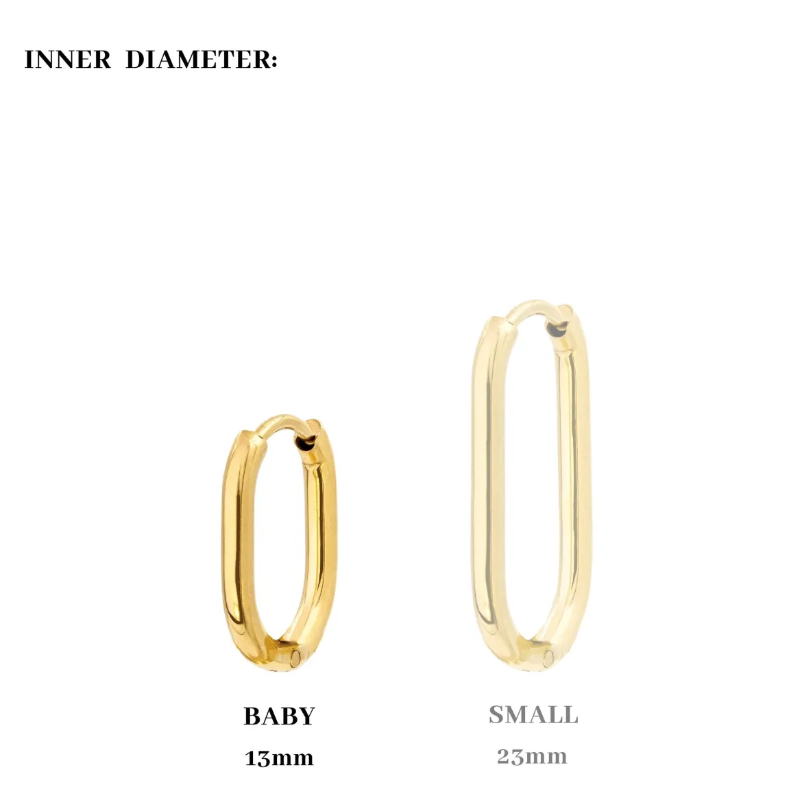 Oval Hoop Set Baby