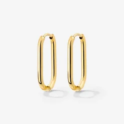 Oval Hoops Small Gold