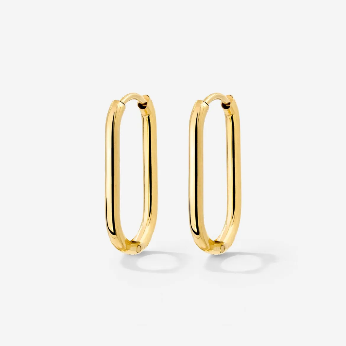 Oval Hoops Small Gold