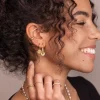 Oval Hoops Small Gold
