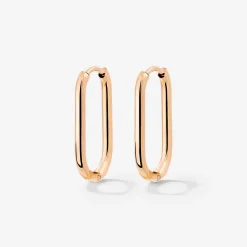 Oval Hoops Small Roségold