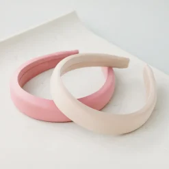 Pastel Satin Headband - Lila