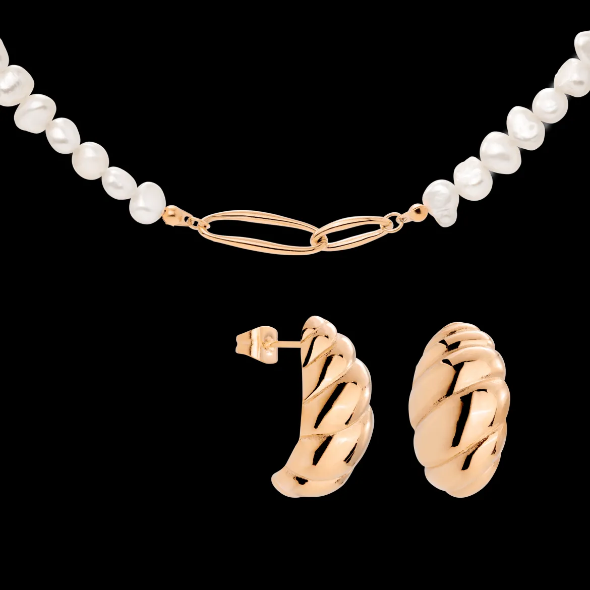 Pearl 'n' Twist Bundle Roségold