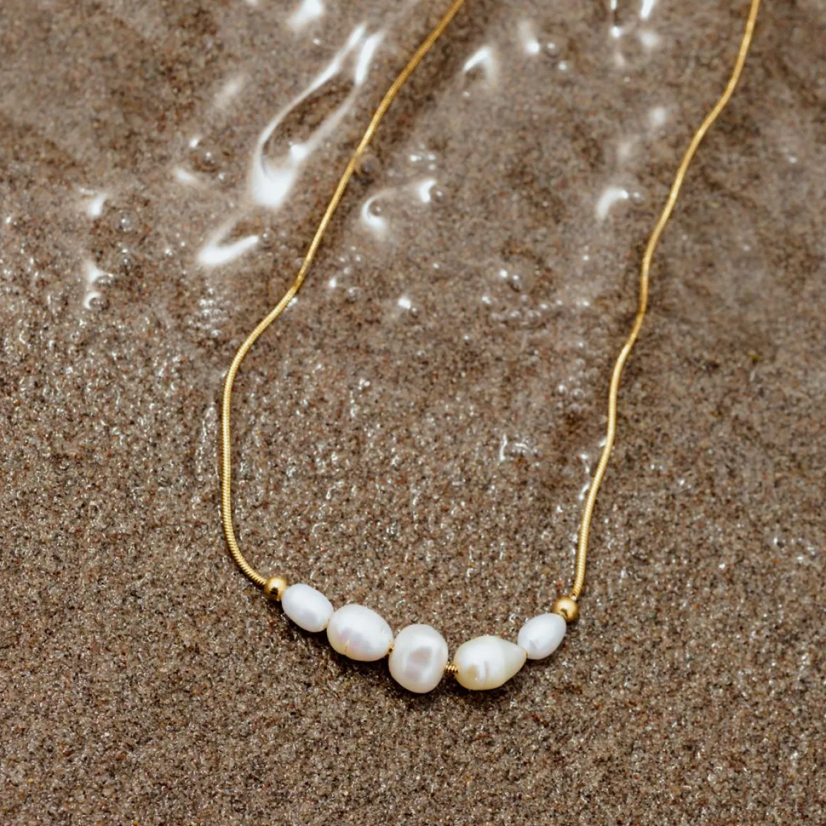 Pearlessence Choker Roségold