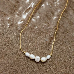 Pearlessence Choker Silber