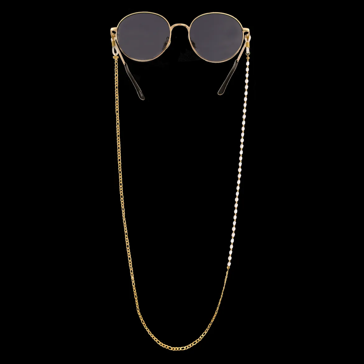 Pearly Sunglasses Chain Gold