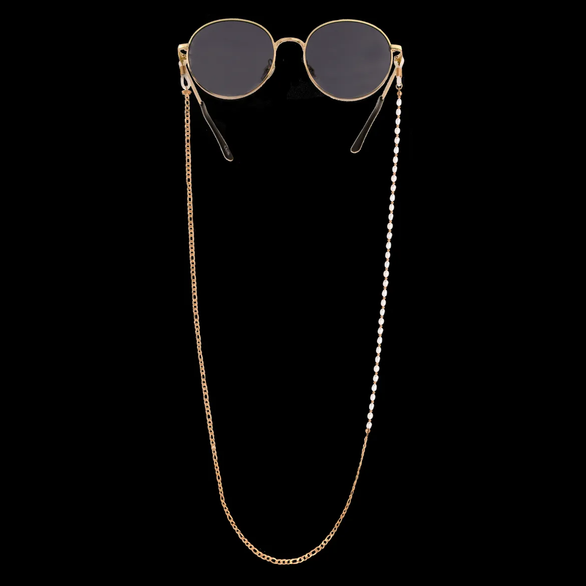Pearly Sunglasses Chain Roségold