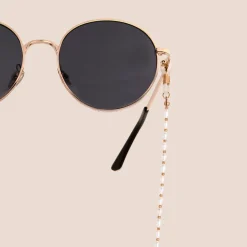 Pearly Sunglasses Chain Roségold
