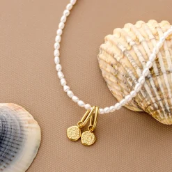 Perlita Choker Gold