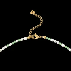 Perlita Verde Necklace Gold