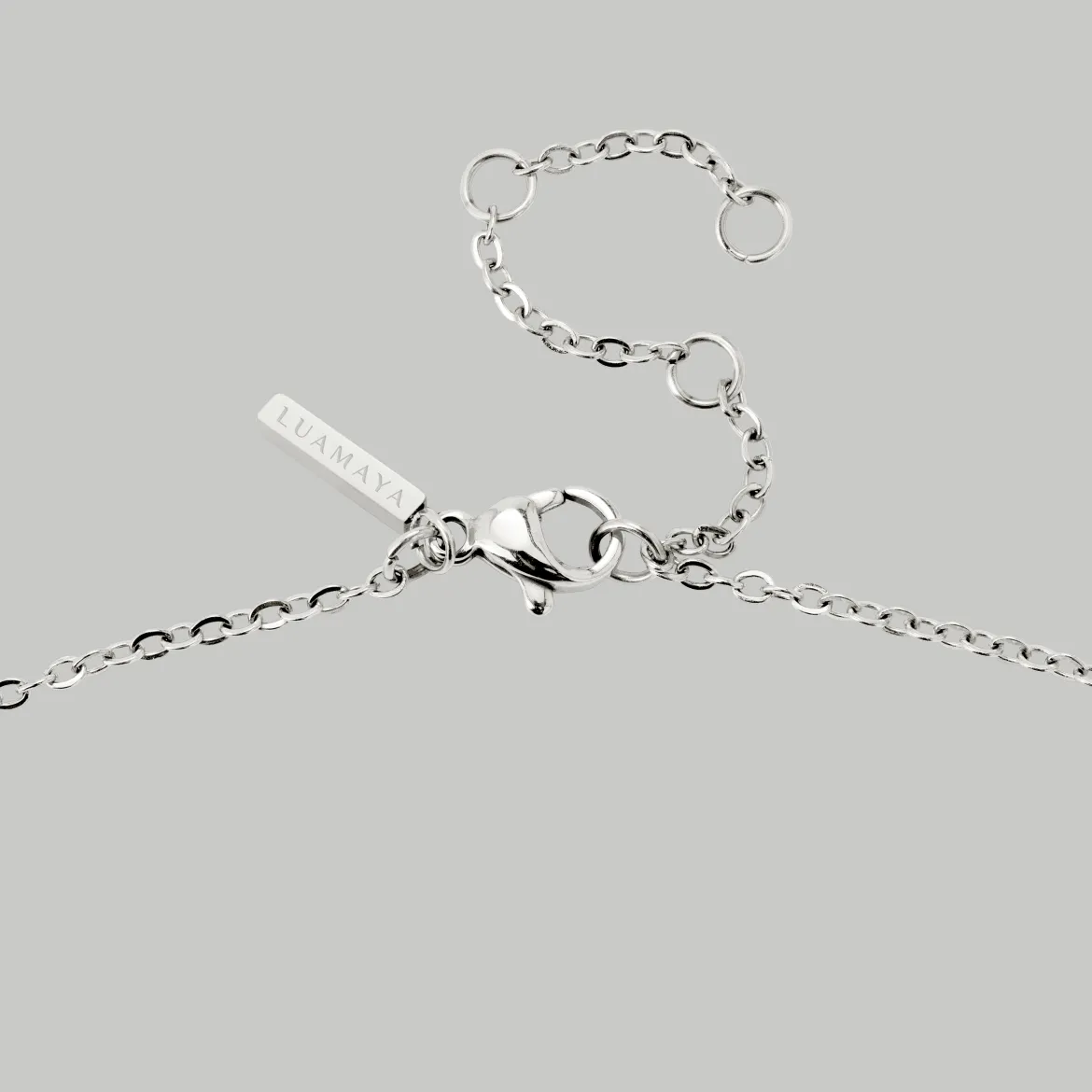 Petal Pearl Y-Necklace Silber