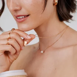 Petit Café Necklace Roségold