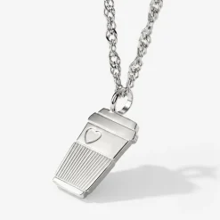 Petit Café Necklace Silber