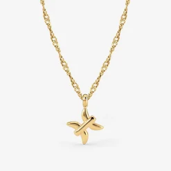 Pisces Bubble Necklace Gold
