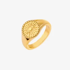 Power Krissi Signet Ring Gold