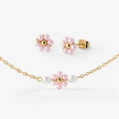 Pretty Pink Daisy Bundle Gold