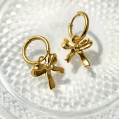 Pretty Ribbon Hoop Set Small Roségold