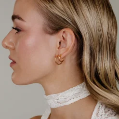Prism Hoop Bundle Roségold
