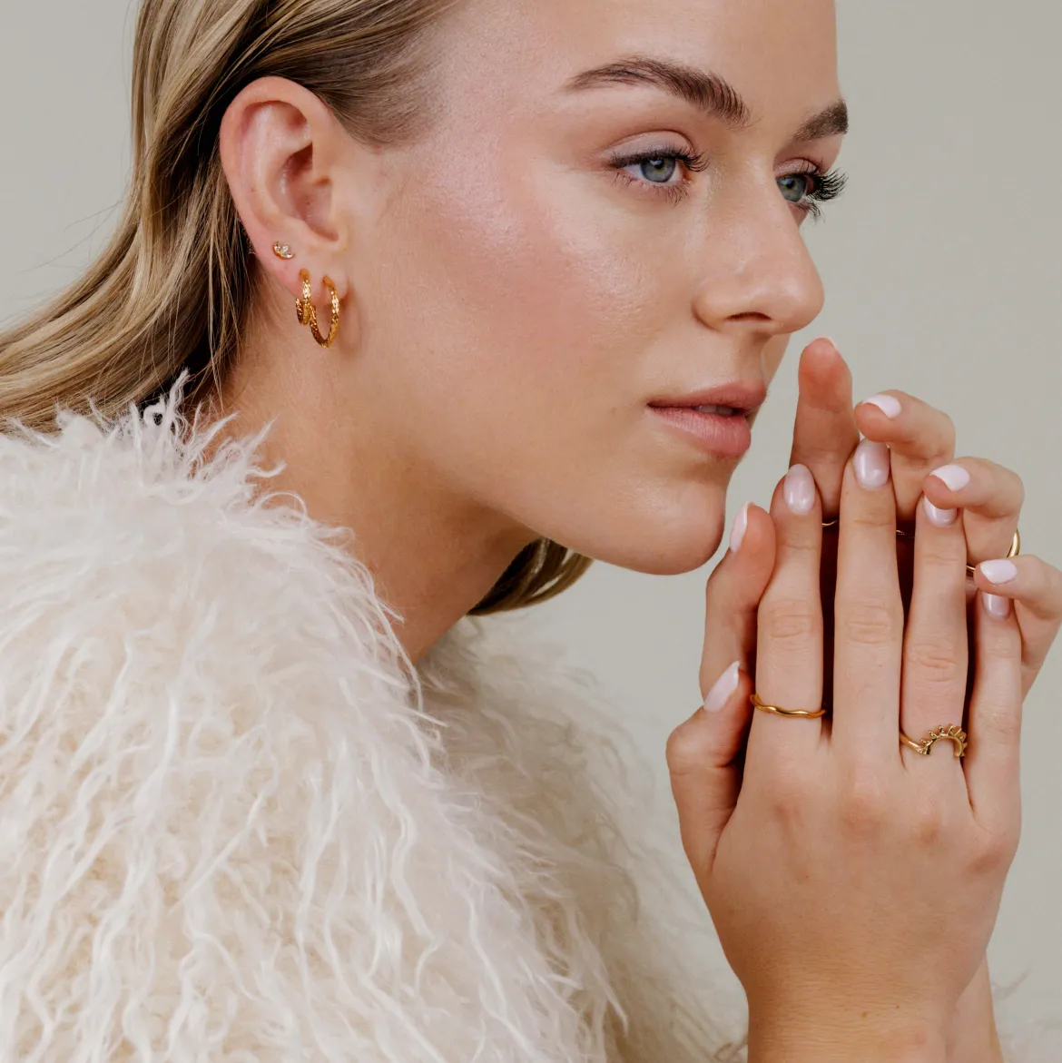 Prism Hoop Bundle Roségold
