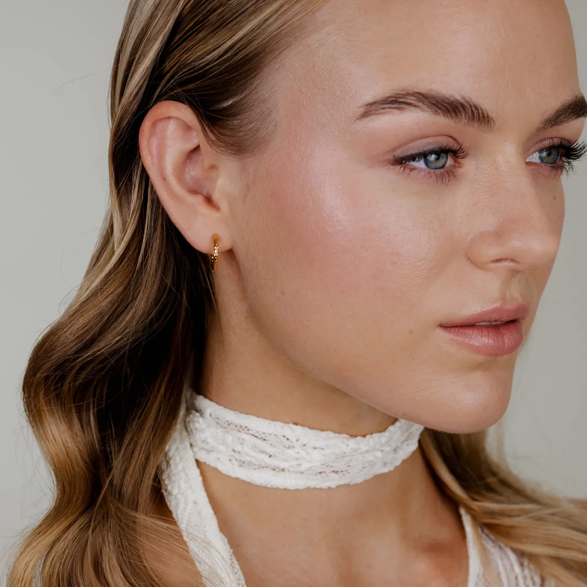 Prism Hoops Small Roségold