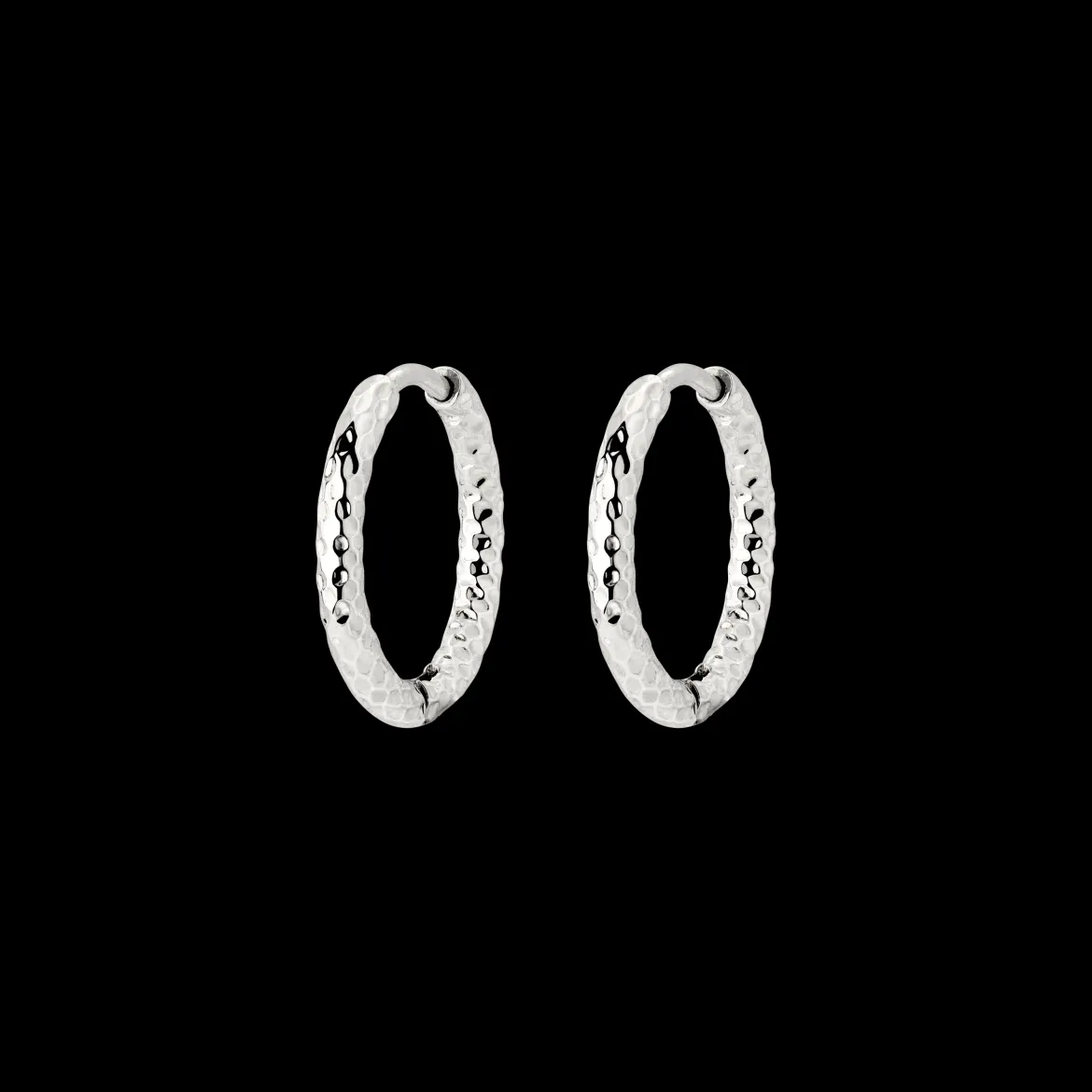 Prism Hoops Small Silber